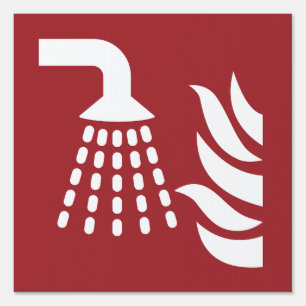 Water Fog Applicator Safety Sign
