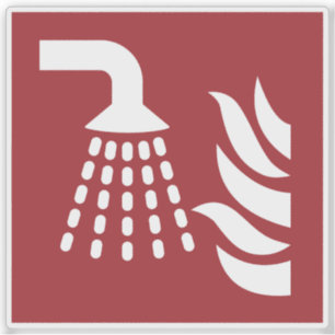 Water Fog Applicator Safety Sign Sticker