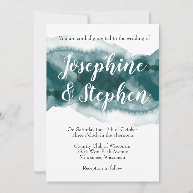 Water for the Soul Invitation (Front)