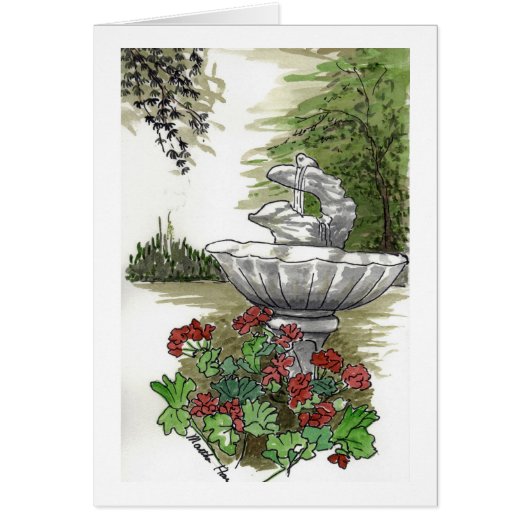 Water Fountain Cards (Front)
