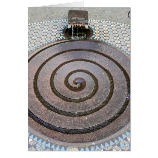 Water Fountain - Koln, Germany (Cologne) Card (Front)