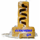 Water Fountain Photo Sculpture Magnet