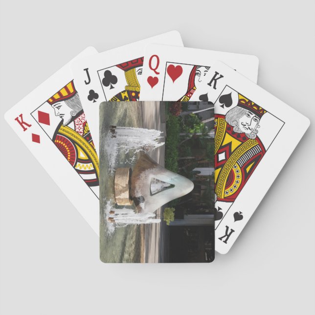 Water Fountain Playing Cards (Back)