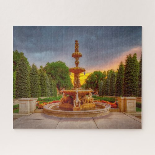 Water Fountains Colorado Springs Jigsaw Puzzle
