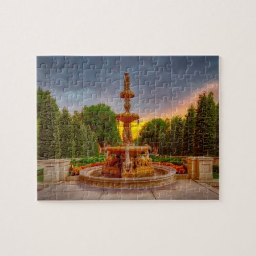 Water Fountains Colorado Springs Jigsaw Puzzle
