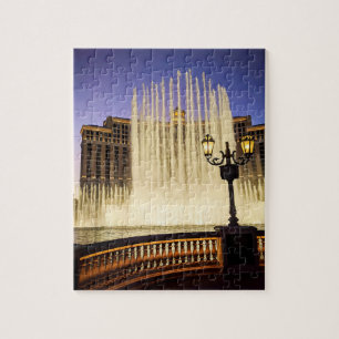 Water Fountains in Las Vegas Jigsaw Puzzle