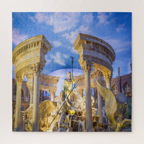 Water Fountains in Las Vegas Jigsaw Puzzle