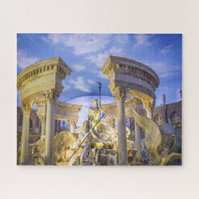 Water Fountains in Las Vegas Jigsaw Puzzle (Horizontal)
