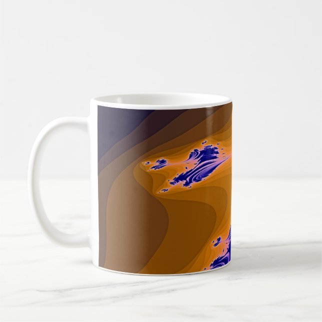 WATER FRACTAL   COFFEE MUG (Left)