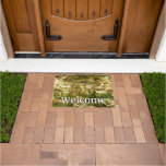 Water from Hot Springs Green-Gold Nature Doormat