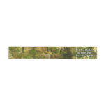 Water from Hot Springs Green-Gold Nature Wrap Around Label