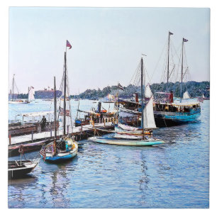Water Front Put-In-Bay OH c1904 Ceramic Tile