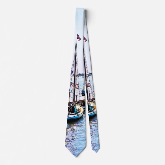 Water Front Put-In-Bay OH c1904 Neck Tie (Front)