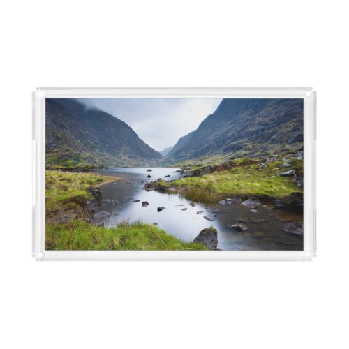 Water  Gap of Dunloe County Kerry Ireland Acrylic Tray