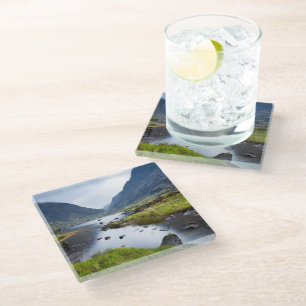 Water   Gap of Dunloe County Kerry Ireland Glass Coaster