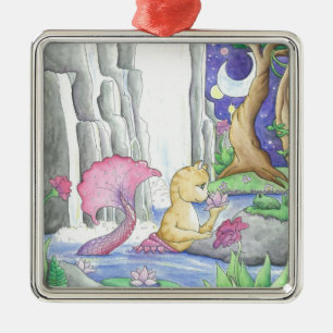 Water Garden Metal Ornament