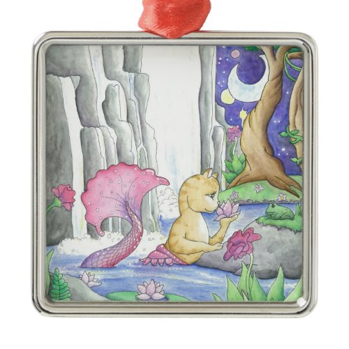 Water Garden Metal Ornament