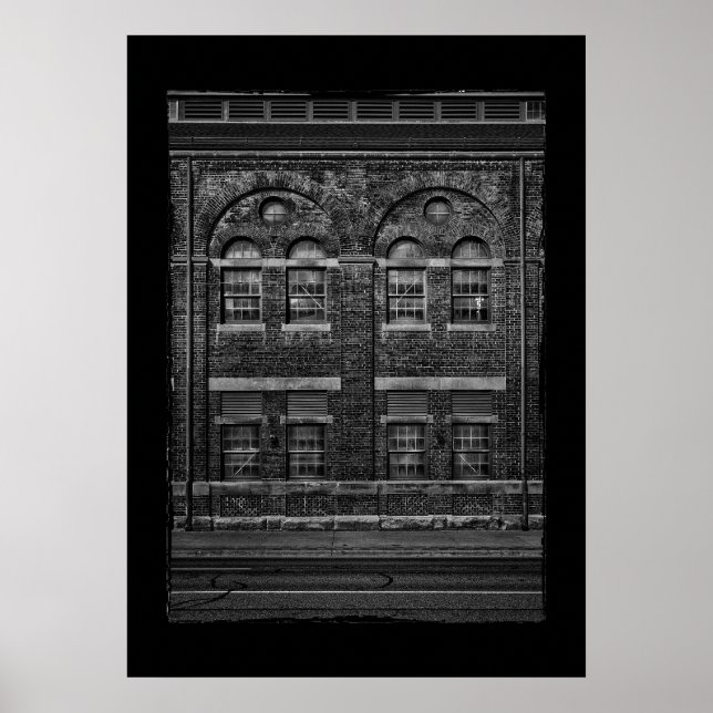 Water Gas Purification House No 3 with Border Poster (Front)