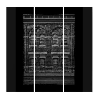 Water Gas Purification House No 3 with Border Triptych