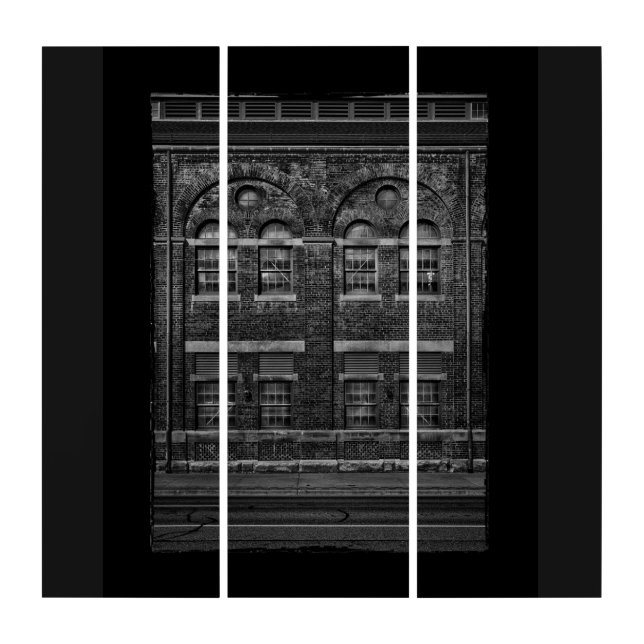 Water Gas Purification House No 3 with Border Triptych (Front)