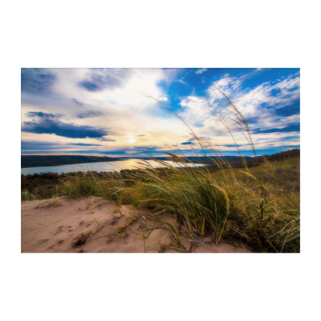 Water | Glen Lake Sleeping Bear Dunes Michigan Acrylic Print (Front)