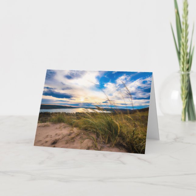 Water | Glen Lake Sleeping Bear Dunes Michigan Card (Front)