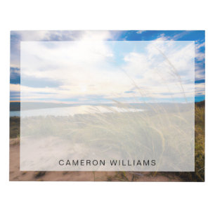 Water Glen Lake Sleeping Bear Dunes Michigan Notepad