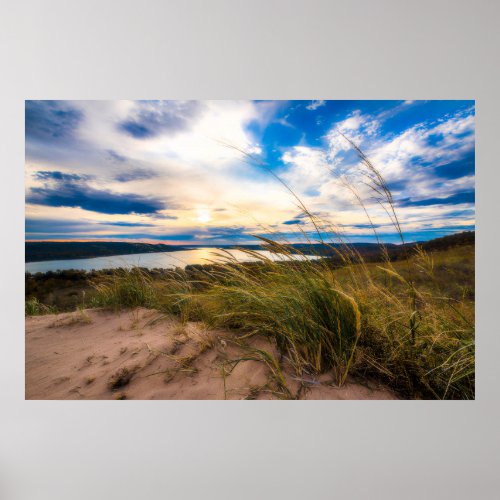 Water  Glen Lake Sleeping Bear Dunes Michigan Poster