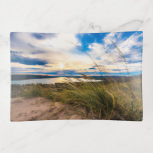 Water   Glen Lake Sleeping Bear Dunes Michigan Trinket Tray