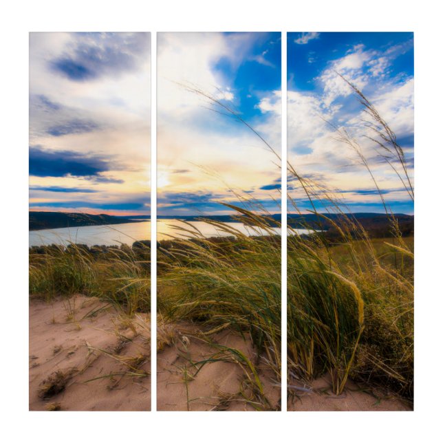 Water | Glen Lake Sleeping Bear Dunes Michigan Triptych (Front)