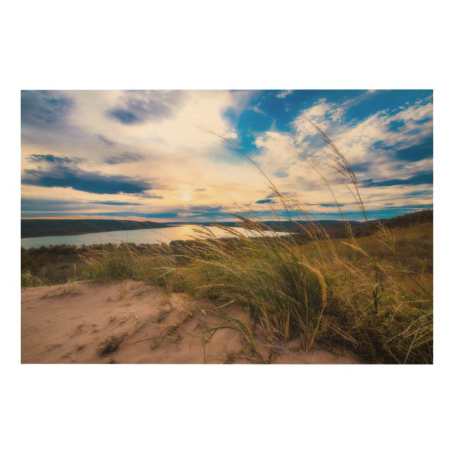 Water | Glen Lake Sleeping Bear Dunes Michigan Wood Wall Art (Front)