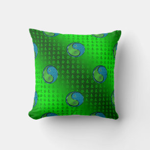 Water Goat Throw Pillow