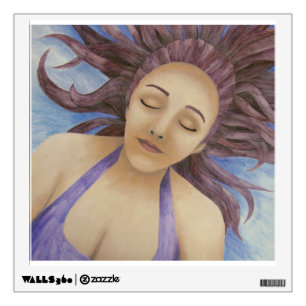 Water Goddess Floating Wall Decal