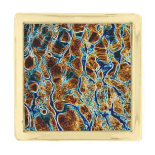 WATER GOLD FINISH LAPEL PIN