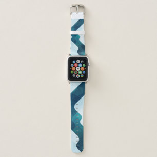 Water Grunge Effect Seamless Pattern Apple Watch Band