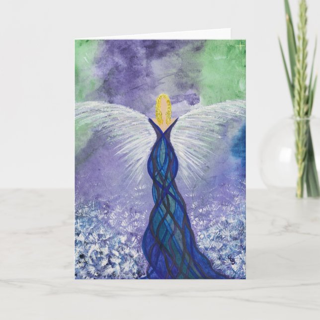 Water Guardian Angel Card (Front)
