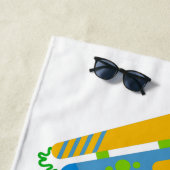 Water guns kids personalized summertime beach towel (In Situ)