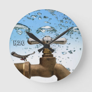 Water H2o Clock