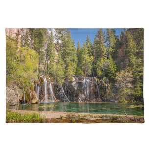 Water   Hanging Lake Glenwood Springs, Colorado Cloth Placemat