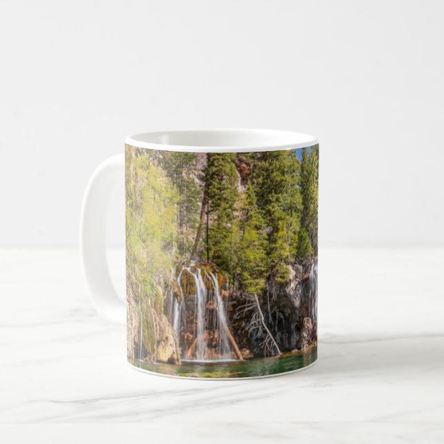 Water | Hanging Lake Glenwood Springs, Colorado Coffee Mug (Front Left)
