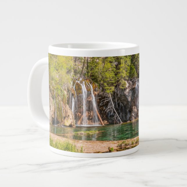 Water | Hanging Lake Glenwood Springs, Colorado Giant Coffee Mug (Front Left)