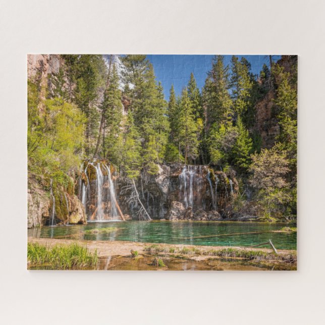 Water | Hanging Lake Glenwood Springs, Colorado Jigsaw Puzzle (Horizontal)