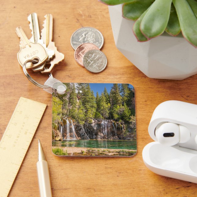 Water | Hanging Lake Glenwood Springs, Colorado Keychain (Desk)
