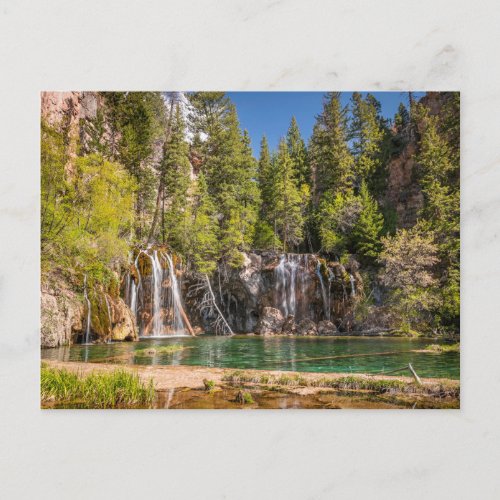 Water  Hanging Lake Glenwood Springs Colorado Postcard