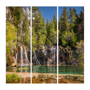 Water   Hanging Lake Glenwood Springs, Colorado Triptych