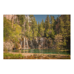 Water   Hanging Lake Glenwood Springs, Colorado Wood Wall Art