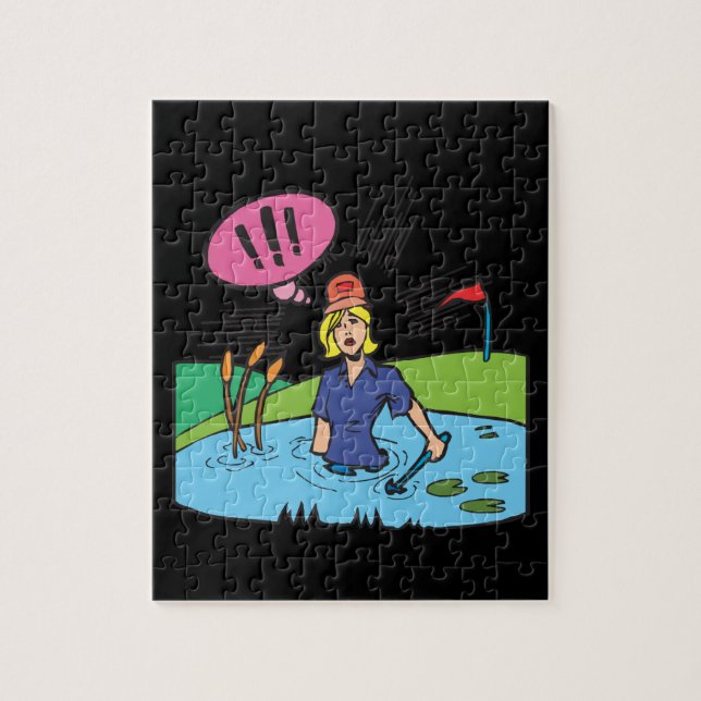 Water Hazard Jigsaw Puzzle (Vertical)