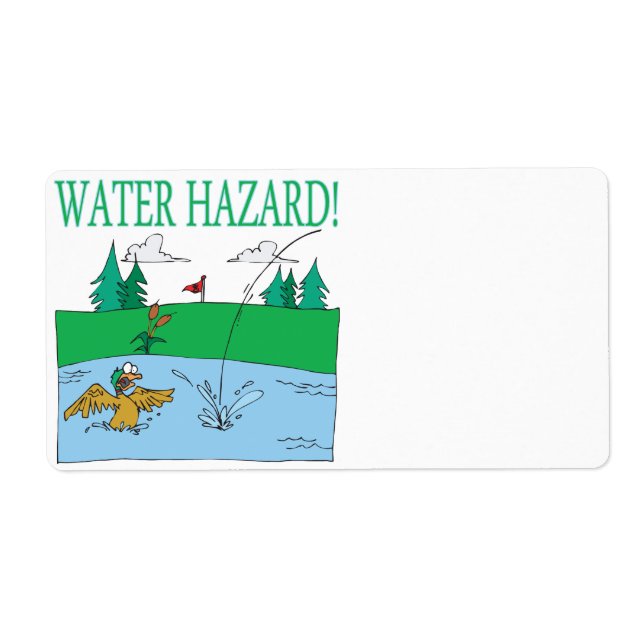 Water Hazard Label (Front)