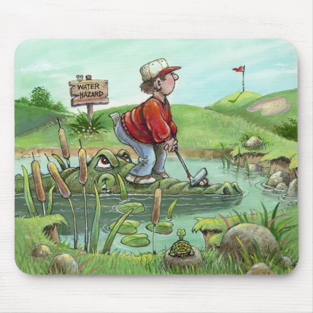 Water Hazard Mouse Pad (Front)