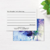 water haze comment card (Desk)